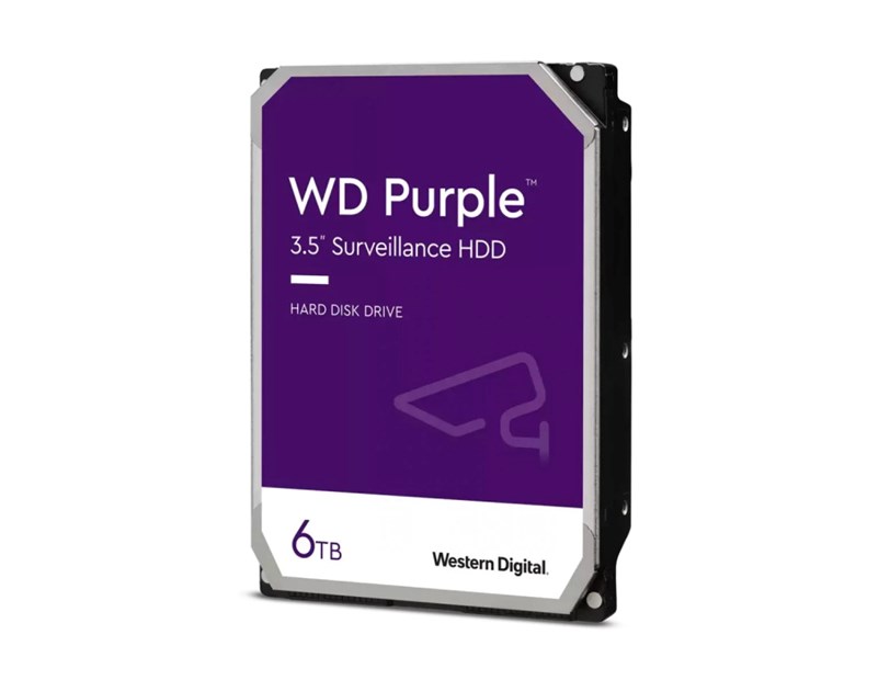 Western Digital Purple 6TB SATA3, 5400rpm, 256MB cache (WD64PURZ)