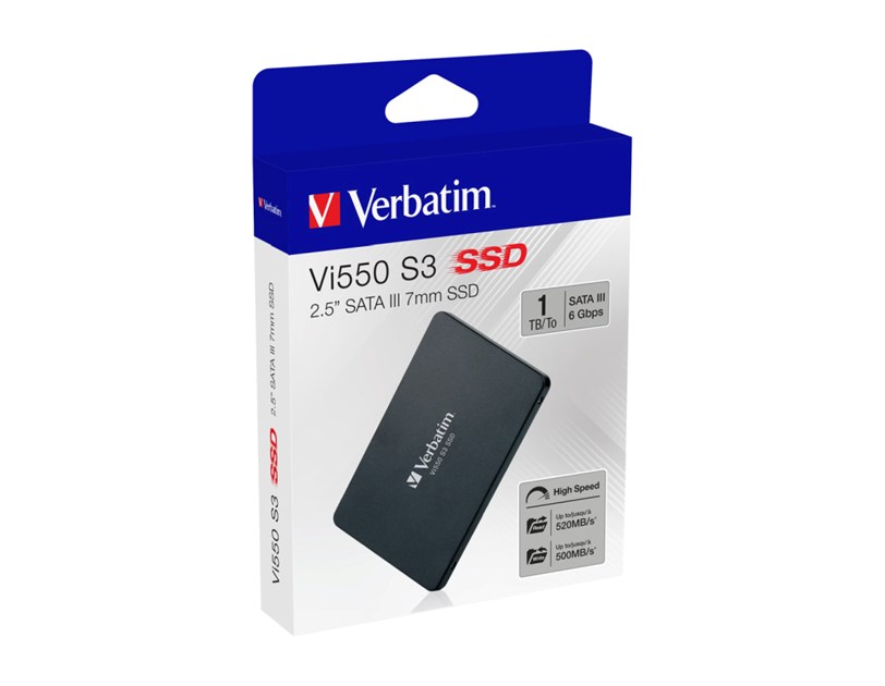 Verbatim Vi550 S3 1TB SSD SATA3 TLC, 2.5"