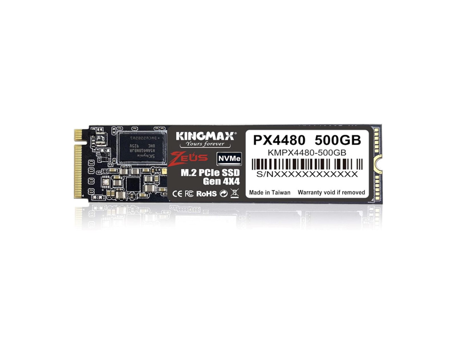 Kingmax PX4480 500GB SSD M.2 2280 PCIe NVMe Gen4*4