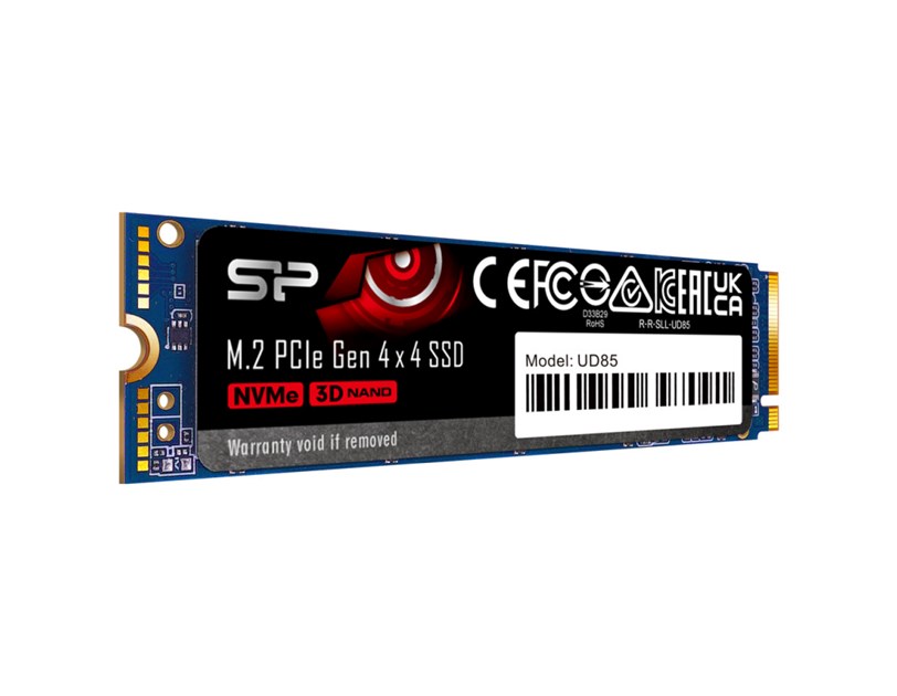 Silicon Power UD85 500GB SSD M.2 2280 PCIe NVMe Gen4x4, HMB