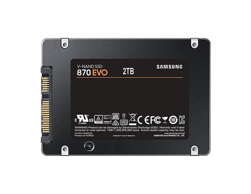 Samsung 870 EVO 2TB SSD, R/W: 560/530MB/s (MZ-77E2T0B/EU)
