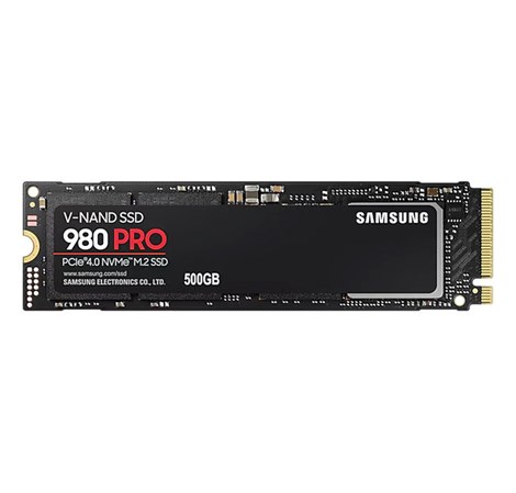 Samsung 980 Pro 500GB NVMe PCIe 4.0 M.2 SSD, R/W: 6900/5000 MB/s (MZ-V8P500BW)