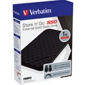 Verbatim Store 'n' Go 1TB SSD vanjski disk USB 3.2 Gen1 (Type-C), 2.5", crni