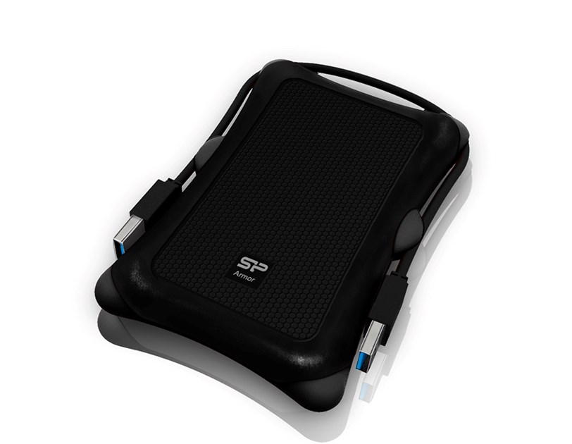 Silicon Power ARMOR A30 2TB vanjski HDD disk 2.5" USB 3.2 Gen1, MIL-STD 810G, crni