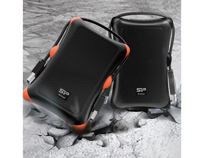 Silicon Power ARMOR A30 2TB vanjski HDD disk 2.5" USB 3.2 Gen1, MIL-STD 810G, crni