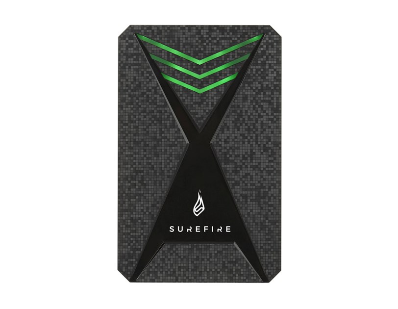 SureFire 2.5" Gaming Bunker 2TB vanjski HDD, USB 3.2 Gen 1, crni
