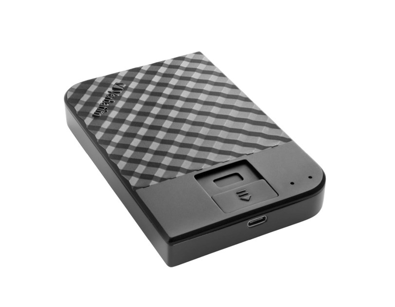 Verbatim 2.5" Fingerprint Secure Portable 2TB HDD USB3.1 Gen1, AES 256-bit hardware enkripcija, zaštita pristupa otiskom prsta
