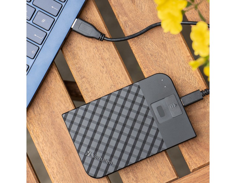 Verbatim 2.5" Fingerprint Secure Portable 2TB HDD USB3.1 Gen1, AES 256-bit hardware enkripcija, zaštita pristupa otiskom prsta
