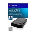 Verbatim 3.5" Store'n Save 4TB vanjski HDD, USB3.0 Gen2, crni
