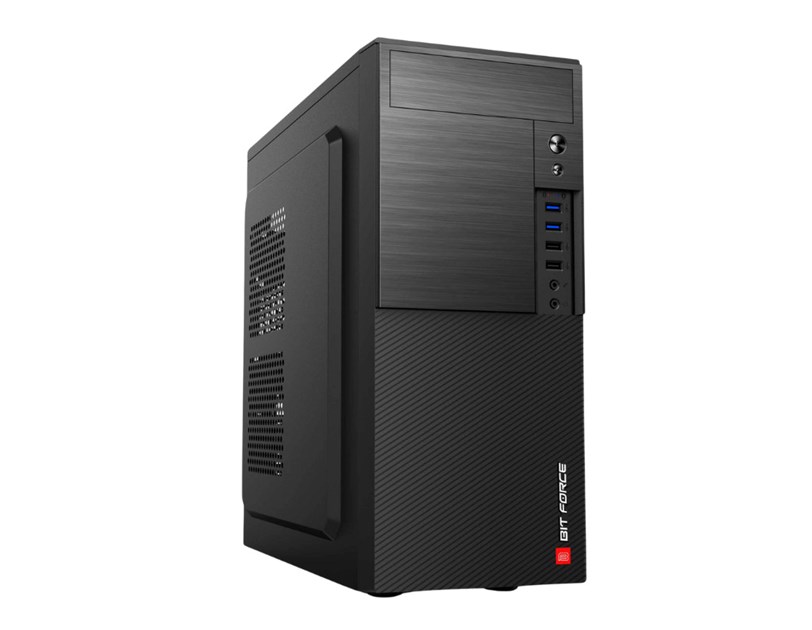 Bit Force BLADE BS-4 v2.0 Midi Tower ATX kućište bez napajanja, crno