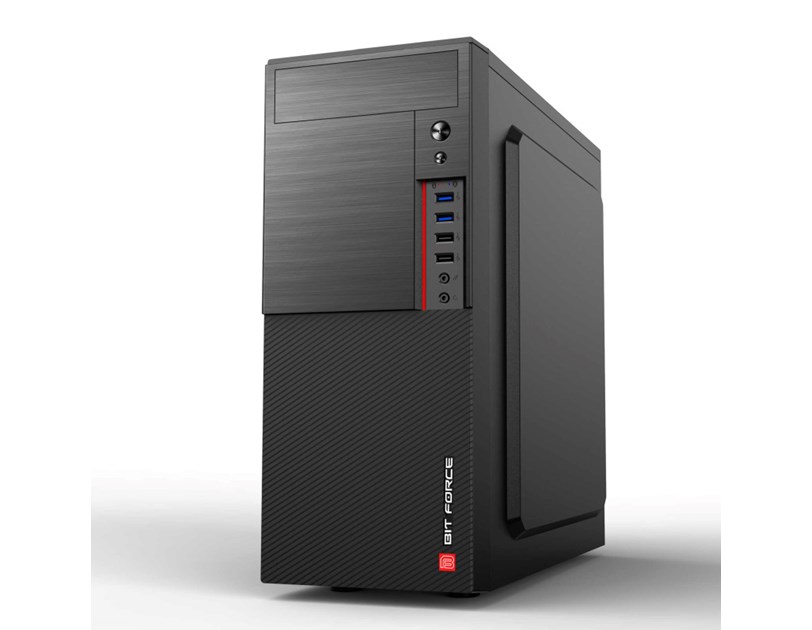 Bit Force BLADE BS-4 v2.0 Midi Tower ATX kućište bez napajanja, crno