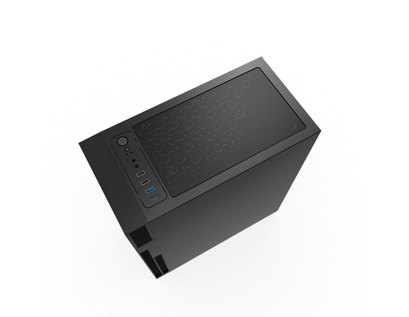 Bit Force SHADE AW-1 Gaming Midi Tower ATX kućište bez napajanja, crno