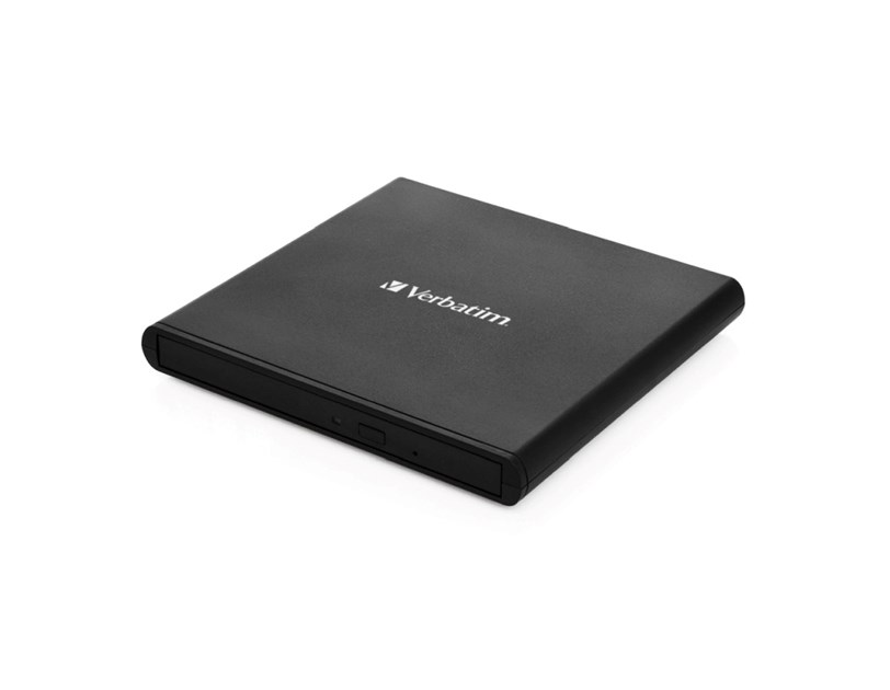 Verbatim Slimline CD/DVD vanjski snimač, M-Disc kompatibilan, USB2.0, crni 