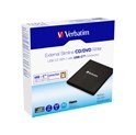 Verbatim CD/DVD Slimline vanjski snimač, M-Disc kompatibilan, USB3.2/USB-C, crni