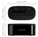 Orico Docking stanica 2.5"/3.5" SATA HDD, USB3.0 (ORICO-6218US3-EU-BK-BP)