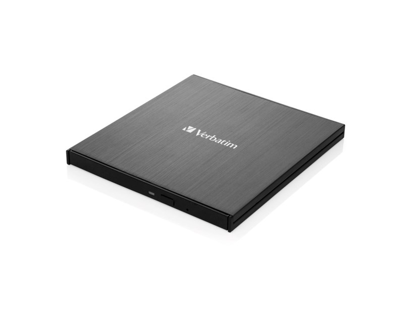 Verbatim Blu-Ray Slimline Ultra HD 4K vanjski snimač, M-Disc kompatibilan, USB3.2 (USB-C), crni