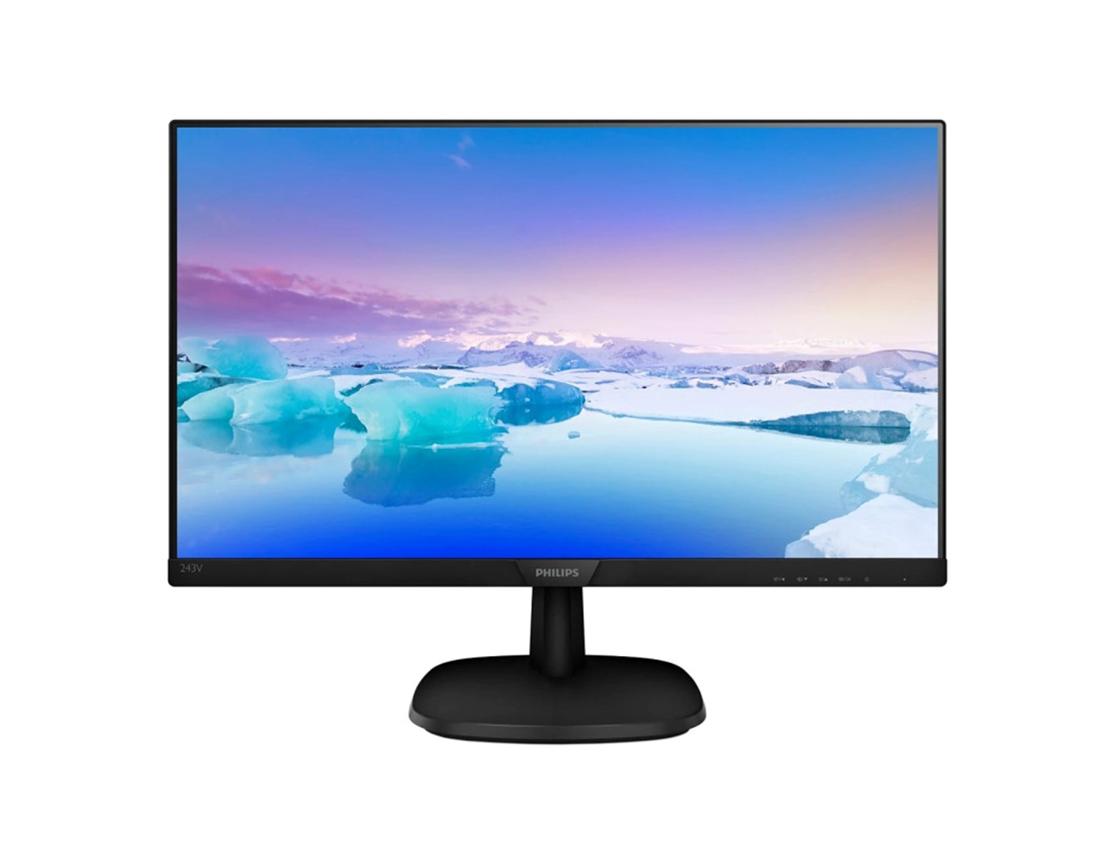 Philips 24" 243V7QDSB/00 FHD (1920×1080) IPS, 75Hz, 16:9, 4ms, 250 cd/m2, 1000:1, VGA/DVI-D/HDMI, crni