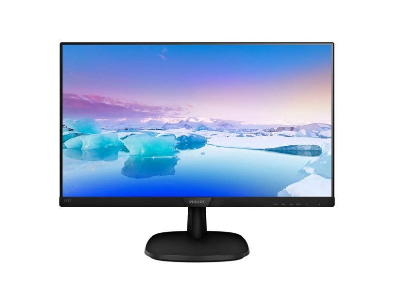 Philips 24" 243V7QDSB/00 FHD (1920×1080) IPS, 75Hz, 16:9, 4ms, 250 cd/m2, 1000:1, VGA/DVI-D/HDMI, crni
