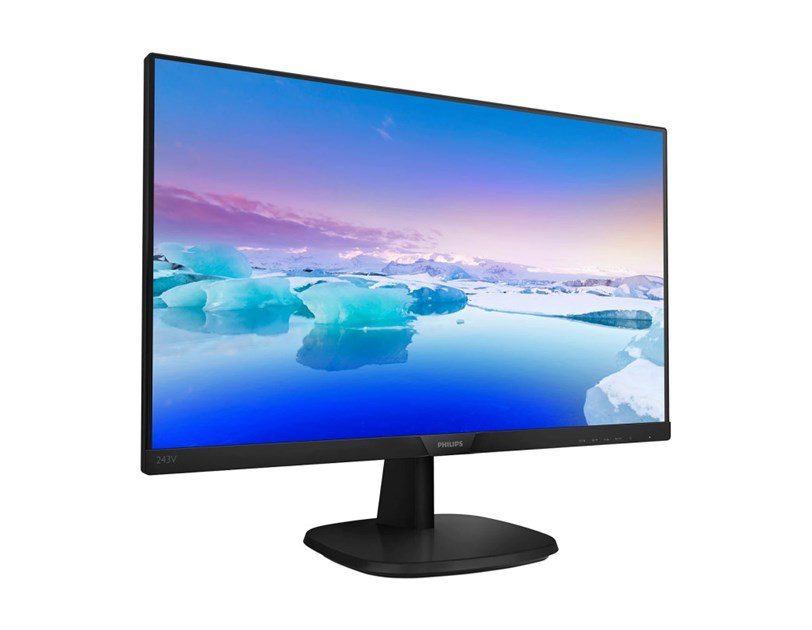 Philips 24" 243V7QDSB/00 FHD (1920×1080) IPS, 75Hz, 16:9, 4ms, 250 cd/m2, 1000:1, VGA/DVI-D/HDMI, crni