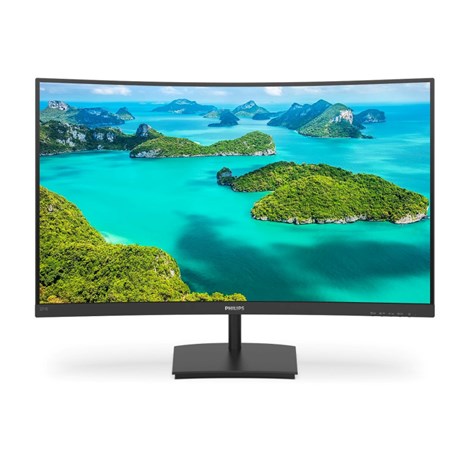 Philips 27" 271E1SCA/00 FHD (1920×1080) zakrivljeni VA, 75 Hz, 16:9, 4ms, 250 cd/m2, 3000:1, 1xVGA/HDMI, zvučnici, crni
