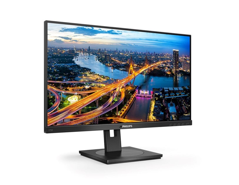 Philips 24" 245B1/00 QHD (2560×1440) IPS, Pivot, 75Hz, 16:9, 4ms, 250 cd/m2, 1000:1, 1xDVI-D/DP/HDMI, 4xUSB-A, pivot, crni