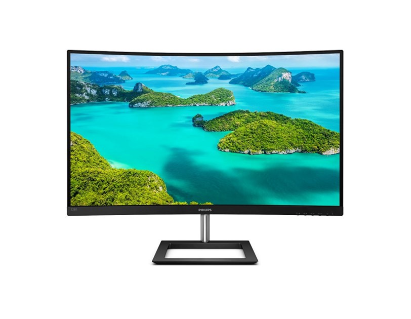 Philips 32" 328E1CA/00 4K UHD (3840×2160) zakrivljeni VA, 60 Hz, 16:9, 4ms, 250cd/m2, 2500:1,  2×HDMI/DP, zvučnici, crni