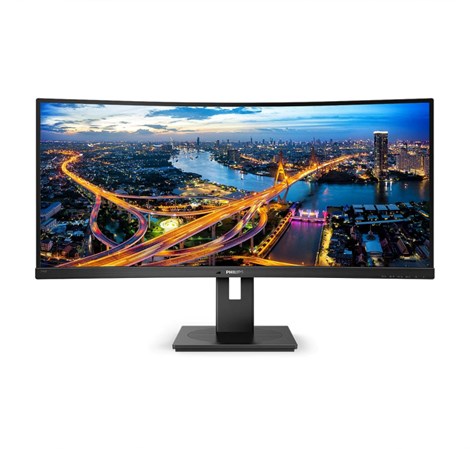 Philips 34" 346B1C/00 WQHD (3440×1440) zakrivljeni VA, 100Hz, 21:9, 5ms, 300cd/m2, 3000:1, HDMI/DP, 4×USB-A, 1xUSB-C, MultiView, zvučnici, crni