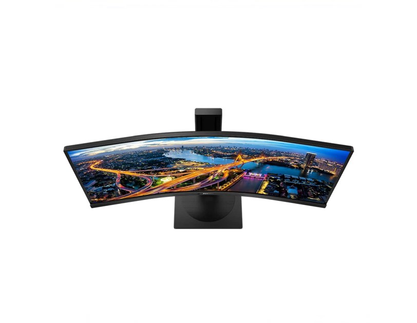 Philips 34" 346B1C/00 WQHD (3440×1440) zakrivljeni VA, 100Hz, 21:9, 5ms, 300cd/m2, 3000:1, HDMI/DP, 4×USB-A, 1xUSB-C, MultiView, zvučnici, crni