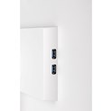 IIYAMA 24" XUB2492HSU-W6 FHD (1920×1080) IPS, Pivot, 100Hz, 16:9, 0.4ms, 250 cd/m2, 1300:1, HDMI/DP, 4×USB-A, zvučnici, bijeli