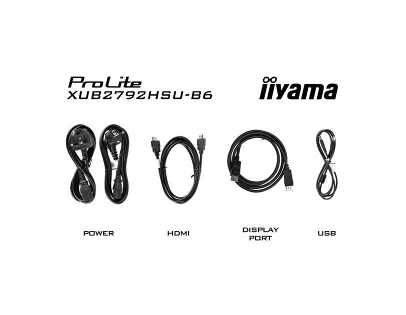 IIYAMA 27” XUB2792HSU-B6  FHD (1920x1080) IPS, Pivot, 100Hz, 16:9, 0.4ms, 250 cd/m2, 1300:1, HDMI/DP, 4×USB-A, zvučnici, crni