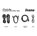 IIYAMA 27” XUB2792HSU-B6  FHD (1920x1080) IPS, Pivot, 100Hz, 16:9, 0.4ms, 250 cd/m2, 1300:1, HDMI/DP, 4×USB-A, zvučnici, crni