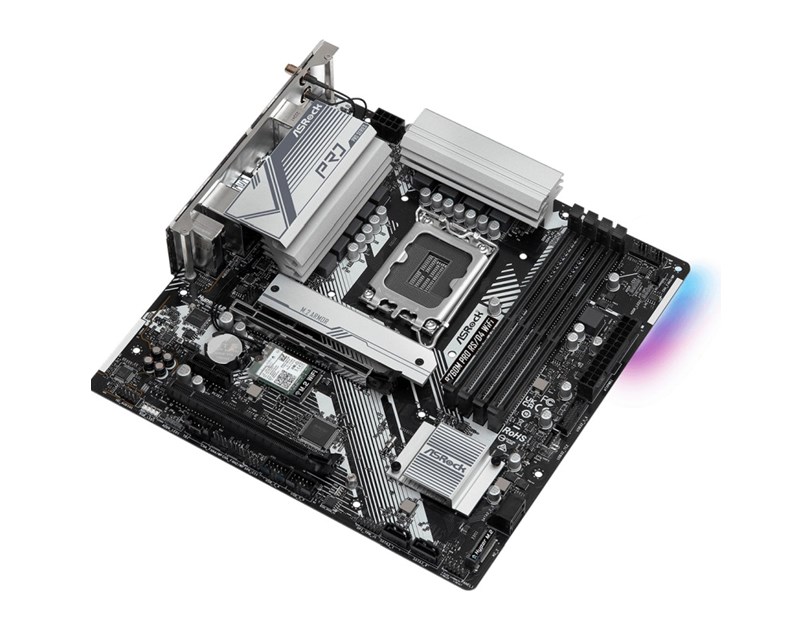 ASRock MB B760 PRO RS/D4 WiFi, S.1700, DDR4/5333MHz(OC), PCIe 4.0, 2.5 G-LAN, WiFi/BT 5.3,  DP/HDMI, mATX
