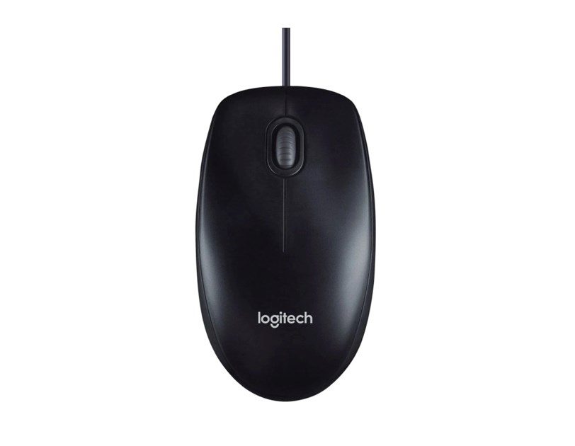 Logitech M90 optički miš, USB, sivi (910-001793)