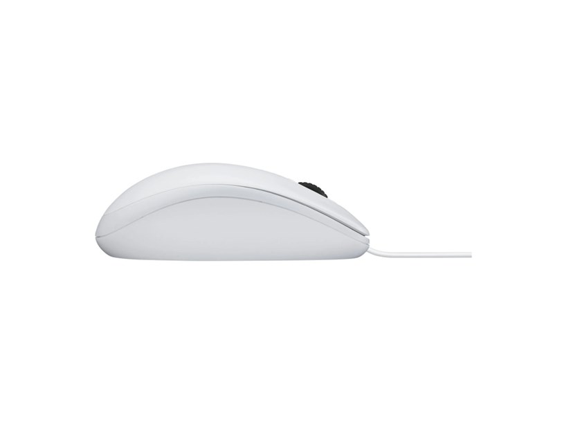 Logitech B100 optički miš, USB, bijeli (910-003360)