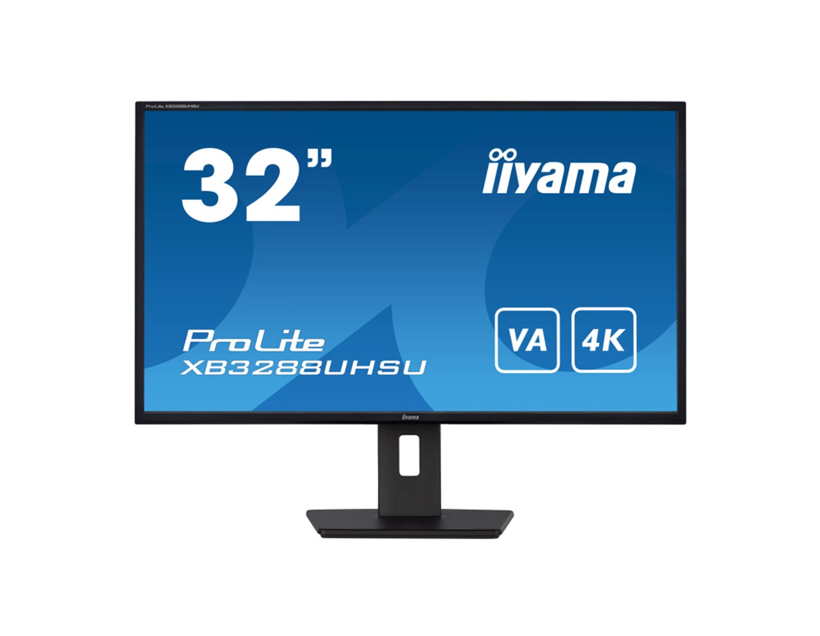 IIYAMA 32" XB3288UHSU-B5 4K UHD (3840×2160) VA, 60Hz, 16:9, 3ms, 300 cd/m2, 3000:1, 2×HDMI/DP, 2×USB-A, HAS, zvučnici, crni