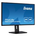 IIYAMA 32" XB3288UHSU-B5 4K UHD (3840×2160) VA, 60Hz, 16:9, 3ms, 300 cd/m2, 3000:1, 2×HDMI/DP, 2×USB-A, HAS, zvučnici, crni