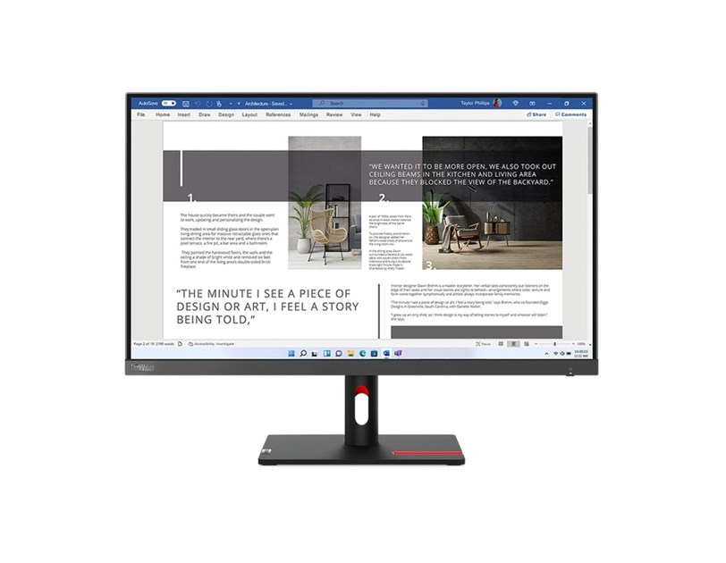 Lenovo 27" ThinkVision S27i-30 FHD (1920x1080) IPS, 100hz, 16:9, 4ms, 300 cd/m2, 1300:1, 2x HDMI, 1x VGA, crni (63DFKAT4EU)