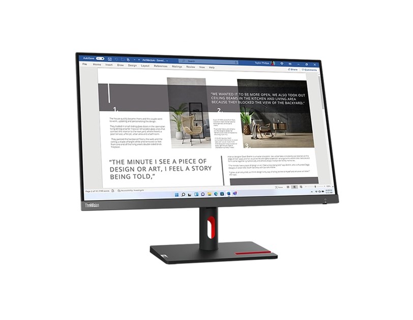 Lenovo 27" ThinkVision S27i-30 FHD (1920x1080) IPS, 100hz, 16:9, 4ms, 300 cd/m2, 1300:1, 2x HDMI, 1x VGA, crni (63DFKAT4EU)