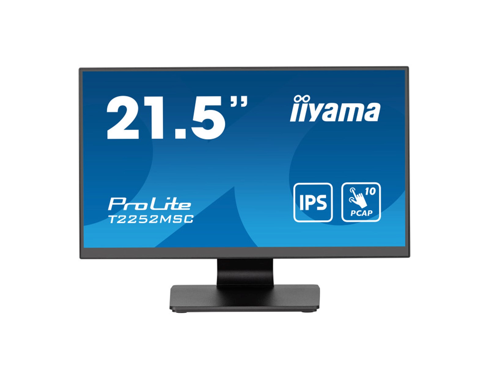 IIYAMA 22" T2252MSC-B2 Touchscreen FHD (1920×1080) IPS, 16:9, 5ms, 250 cd/m2, 1000:1, 1xHDMI, 1xDP, 2xUSB-A, zvučnici, crni