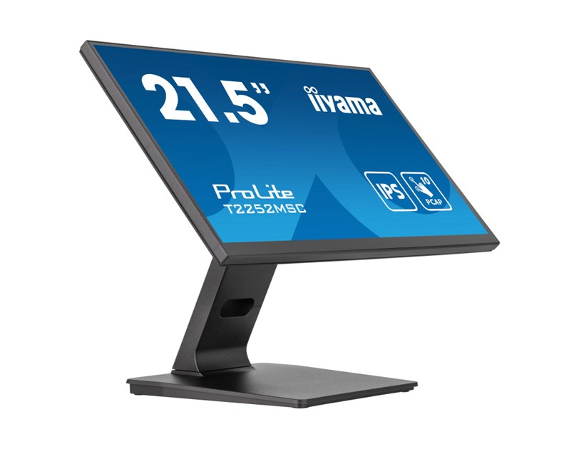 IIYAMA 22" T2252MSC-B2 Touchscreen FHD (1920×1080) IPS, 16:9, 5ms, 250 cd/m2, 1000:1, 1xHDMI, 1xDP, 2xUSB-A, zvučnici, crni