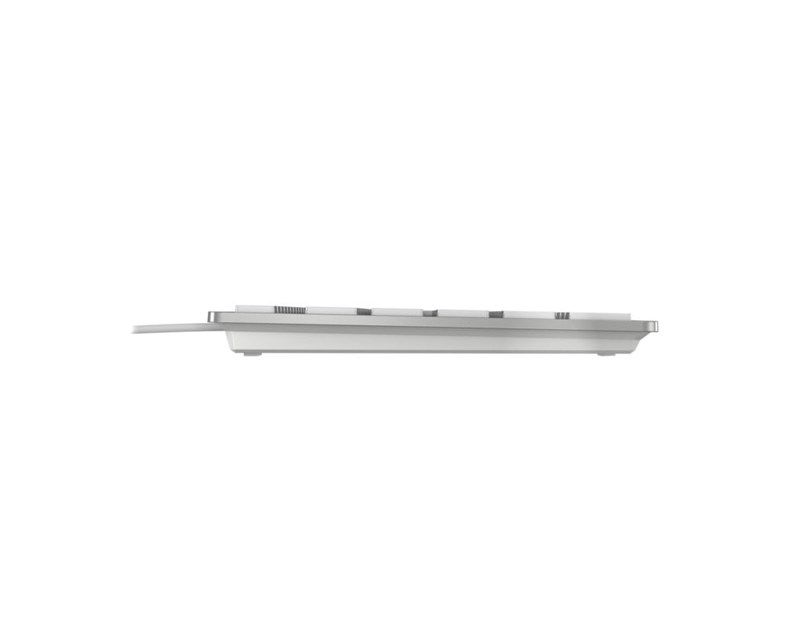 Cherry KC 6000 Slim tipkovnica, USB, bijela/srebrna