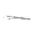 Cherry KC 6000 Slim tipkovnica, USB, bijela/srebrna