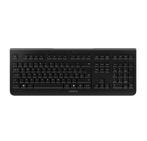 Cherry KW 3000 tiha bežična tipkovnica, crna