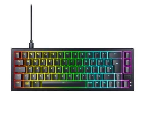 Cherry XTRFY K5V2 compact 65% mehanička tipkovnica, MX red, USB, crna