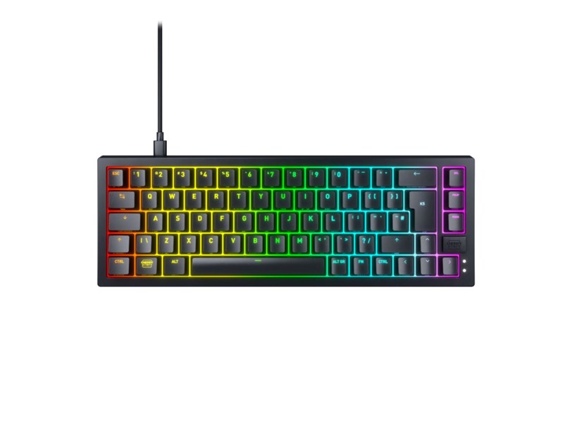 Cherry XTRFY K5V2 compact 65% mehanička tipkovnica, MX red, USB, crna