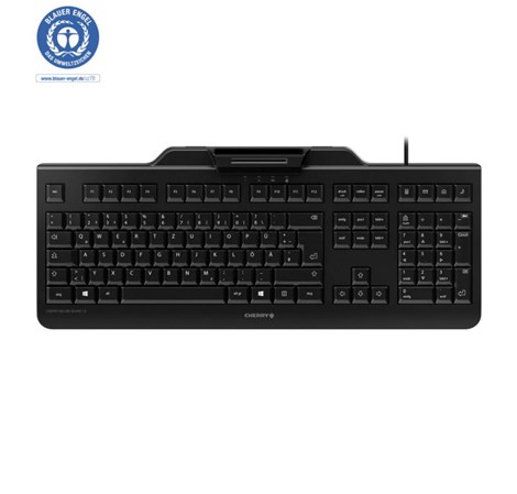 Cherry Secure Board 1.0 tipkovnica sa čitačem Smart kartica (+beskontaktni RF/NFC), USB, crna