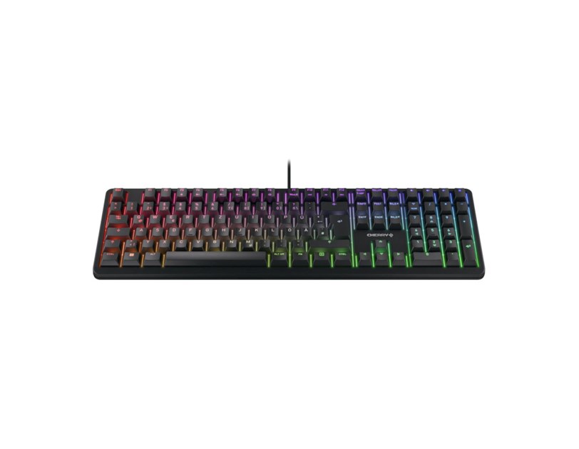 Cherry G80-3000N RGB tipkovnica (mehanička), MX silent RED switch, USB, crna