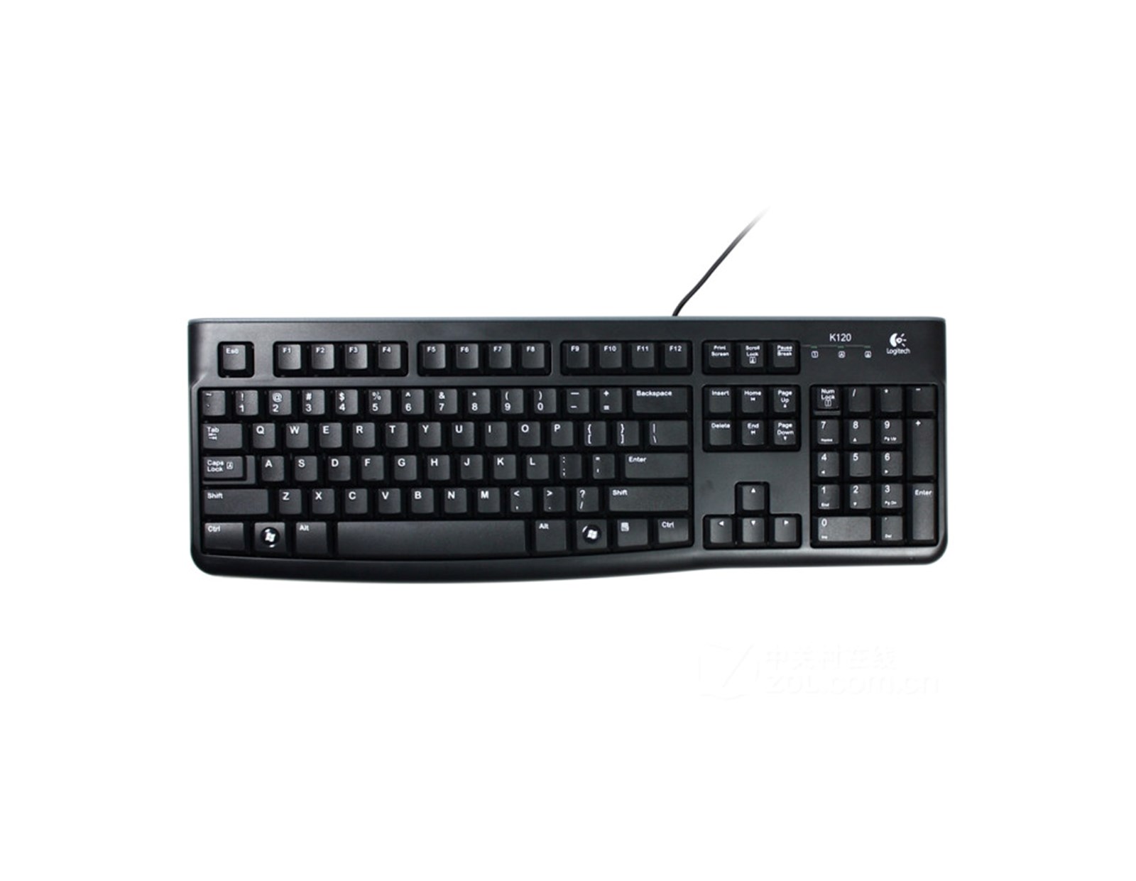 Logitech K120 OEM tipkovnica, USB, crna (920-002642)