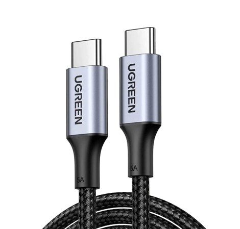 UGREEN USB-C (M) na USB-C (M), 100W, 5A, pleteni kabel MFi, 1m
