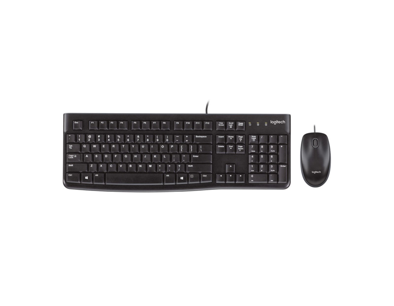 Logitech MK120 tipkovnica+miš, USB, crna (920-002549)